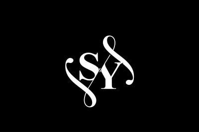 SY Monogram logo Design V6