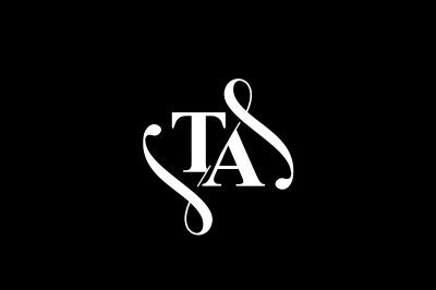 TA Monogram logo Design V6