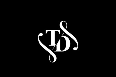 TD Monogram logo Design V6