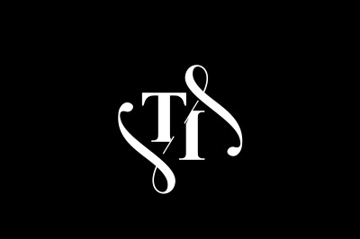 TI Monogram logo Design V6