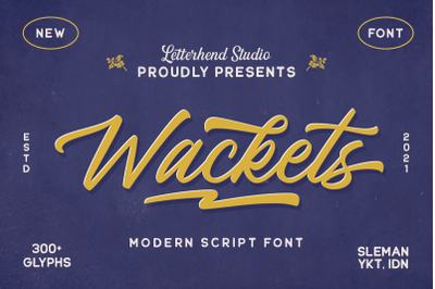 The Wackets - Modern Script