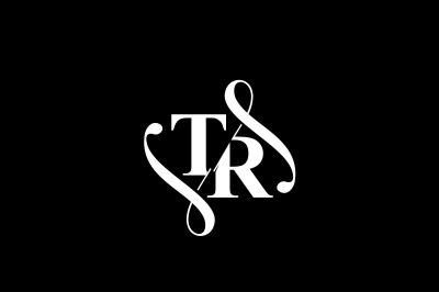 TR Monogram logo Design V6