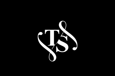 TS Monogram logo Design V6
