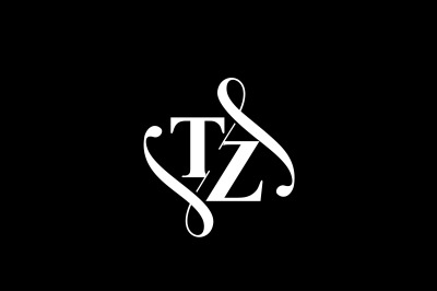 TZ Monogram logo Design V6