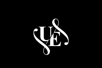 UE Monogram logo Design V6