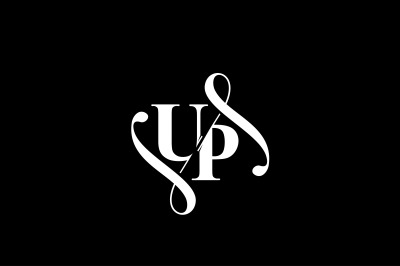 UP Monogram logo Design V6