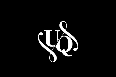 UQ Monogram logo Design V6