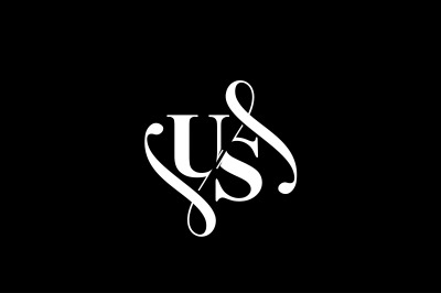 US Monogram logo Design V6