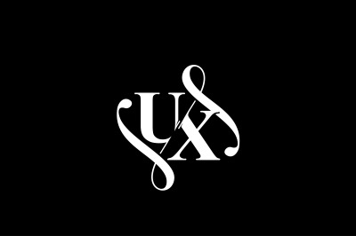 UX Monogram logo Design V6