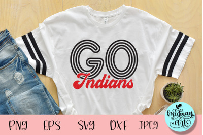 Go Indians svg, sports svg