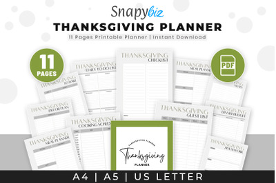 Thanksgiving Planner | Thanksgiving Countdown | Thanksgiving Binder |