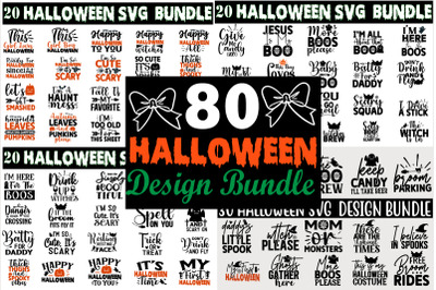 Halloween SVG T shirt Design Bundle