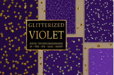 Glitterized Violet