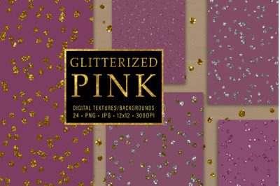 Glitterized Pink