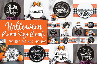 Halloween Door Signs SVG Bundle - Halloween SVG Bundle