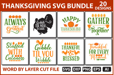 Thanksgiving SVG Bundle