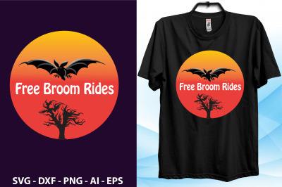 Free broom rides t shirt cut file