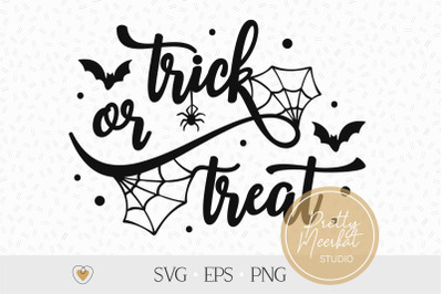 Trick or treat svg, Halloween svg, Trick or treat sign