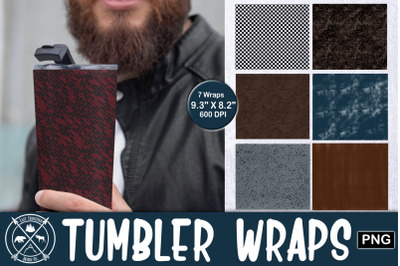 Masculine Skinny Tumbler Wrap Sublimation Bundle|Tumbler PNG