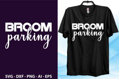 broom parking svg cut file