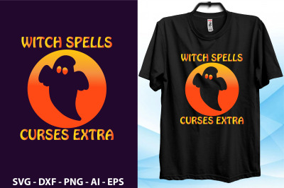 witch spells curses extra svg cut file