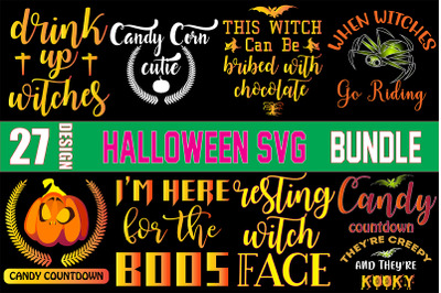 Halloween SVG Design Bundle, Vol 4