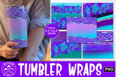 Skinny Tumbler Mermaid Tumbler wrap sublimation|Tumbler PNG