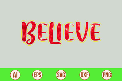 believe SVG CUT FILE