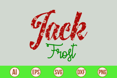 Jack Frost svg cut file