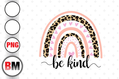 Be Kind Rainbow Leopard