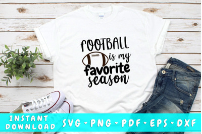 Football is my favorite season SVG