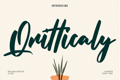 Qritticaly Marker Script Font