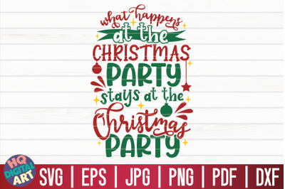 Christmas Party Quote SVG | Christmas Wine SVG