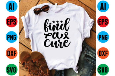 Find a cure svg design