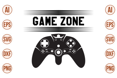 Game Zone svg cut file