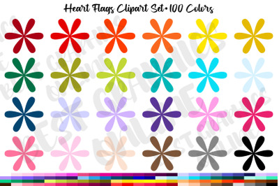 100 Asterisk Flowers Planner Sticker Clipart, Asterisks Printable Stic