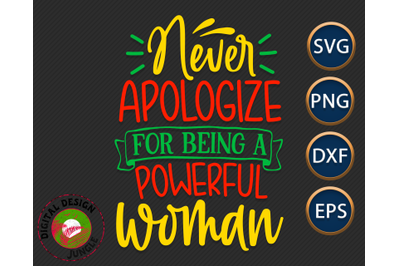 Powerful Woman Quote SVG, Motivational Saying, Strong Girl