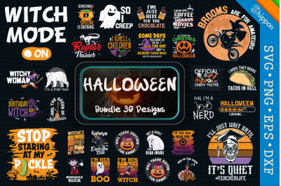 Halloween Bundle 30 Designs