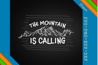 Snowboarder The Mountain is Calling