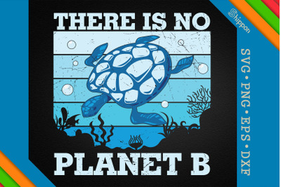 Turtle Quote There Is No Planet B