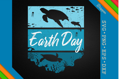 Earth Day Sea Turtle Save The Planet