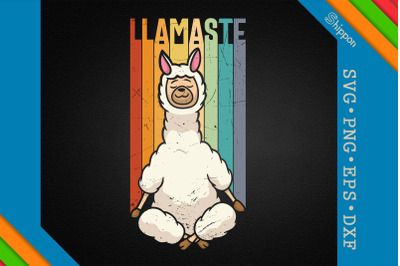 Llamaste Namaste Yoga Cute Llama Alpaca