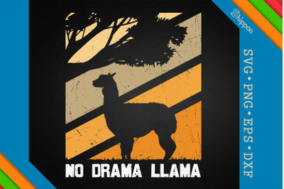 No Drama Llama Quote About Happiness