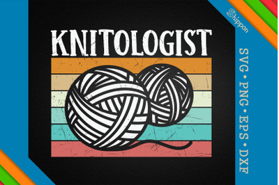 Funny Knitting Knitologist Yarn