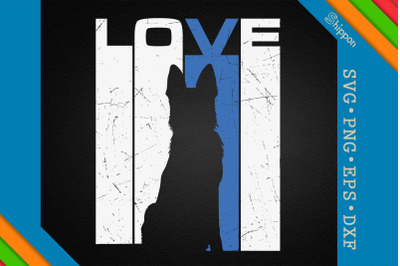 Love K9 Dog Police Officer