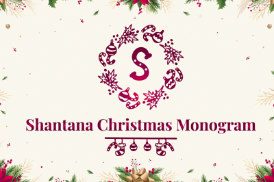 Shantana Christmas Monogram