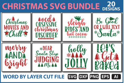Christmas SVG Bundle vol.7