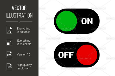 On-Off Button Icons
