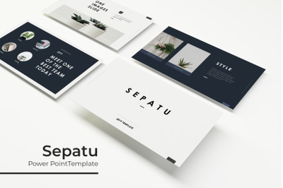 Sepatu Power Point Template