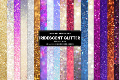 Iridescent Glitter Christmas